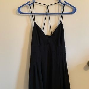 Black express mini dress